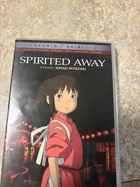 Spirited Away DVD — Red, Black Artwork